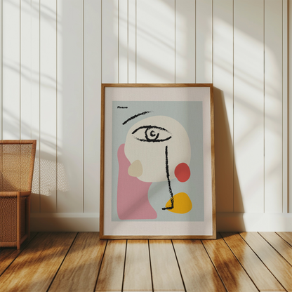 Premium Poster of Abstract Picasso Art Face Painting Posters