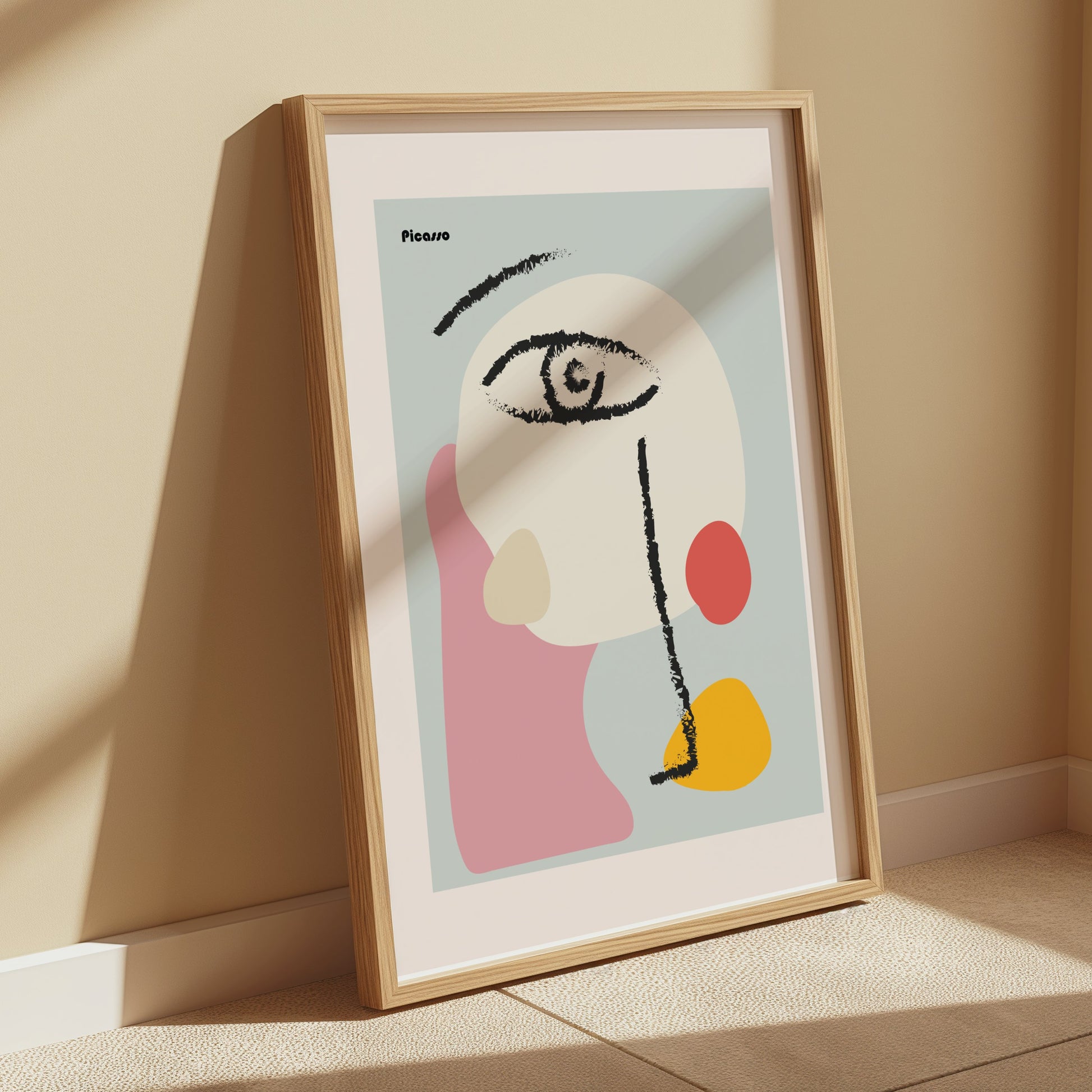 Premium Poster of Abstract Picasso Art Face Painting Posters