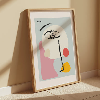 Premium Poster of Abstract Picasso Art Face Painting Posters