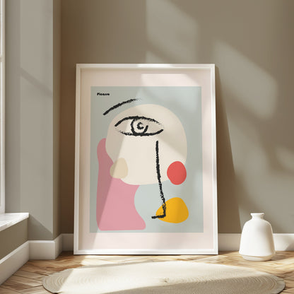 Premium Poster of Abstract Picasso Art Face Painting Posters