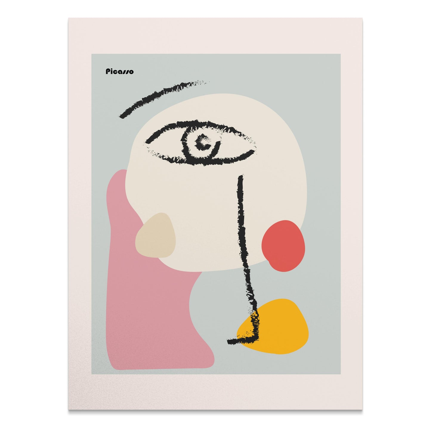 Premium Poster of Abstract Picasso Art Face Painting Posters
