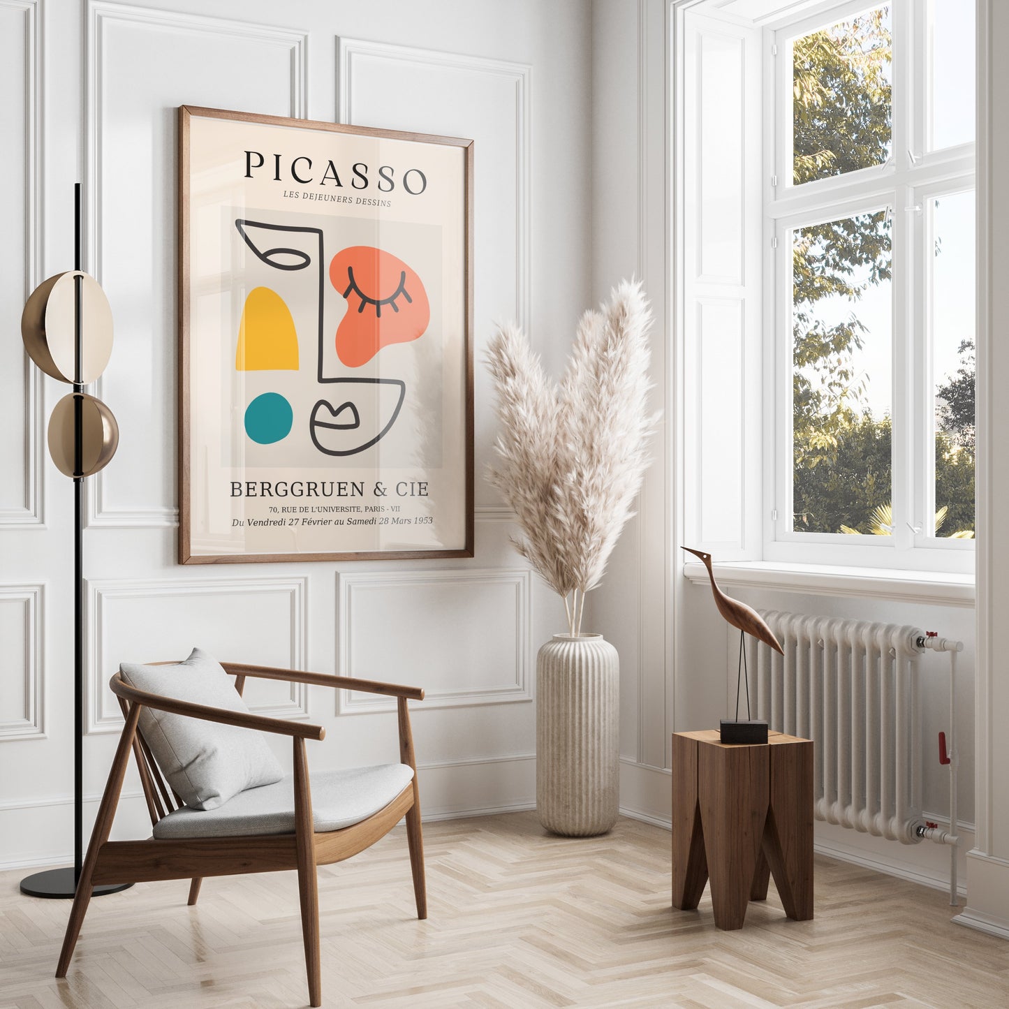 Premium Poster of Abstract Picasso Exhibit Inspired Art Posters