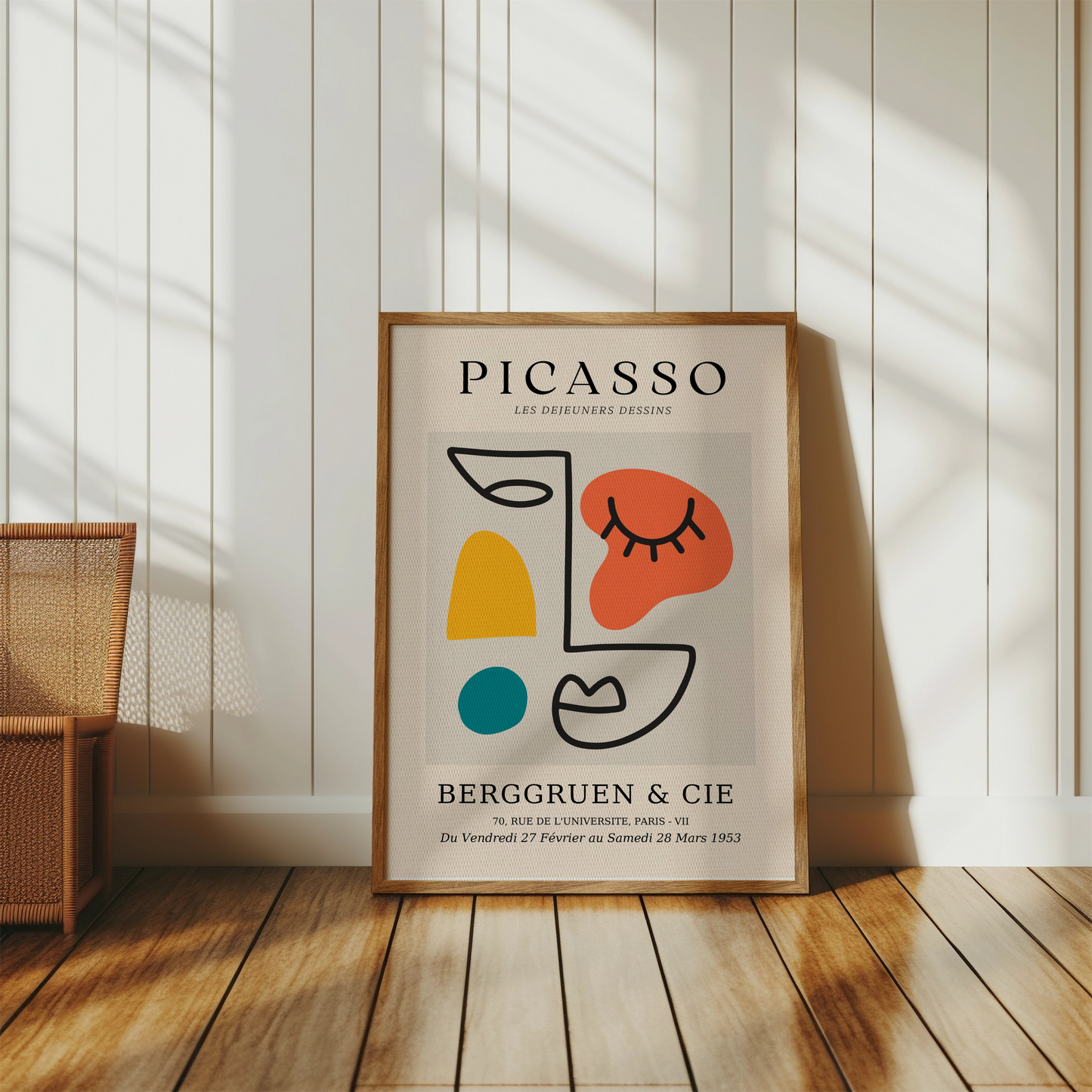 Premium Poster of Abstract Picasso Exhibit Inspired Art Posters