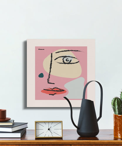 Premium Poster of Abstract Picasso Face Art Canvas Wraps