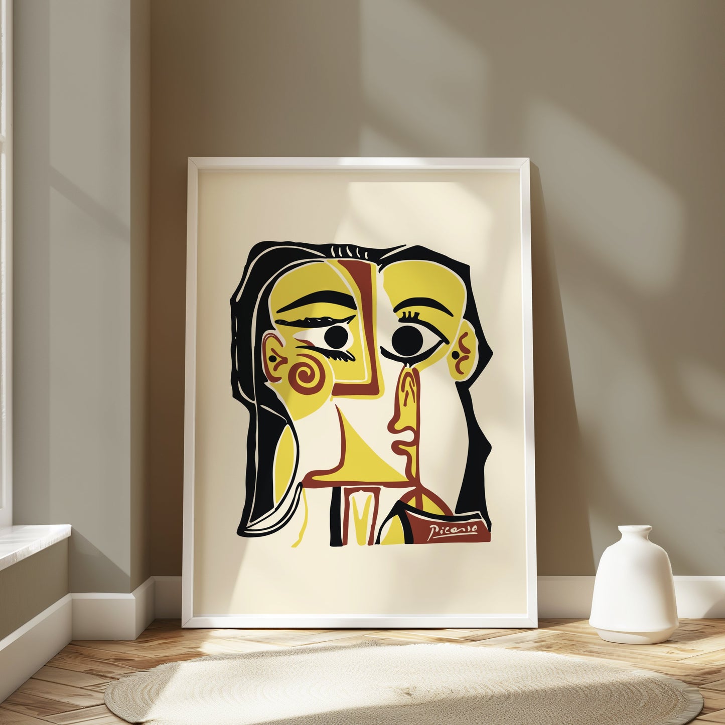 Premium Poster of Abstract Picasso Style Art Print for Home Decor Posters