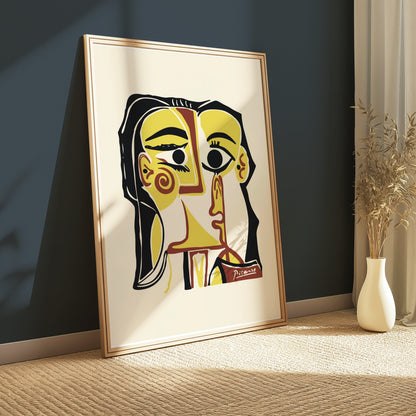 Premium Poster of Abstract Picasso Style Art Print for Home Decor Posters