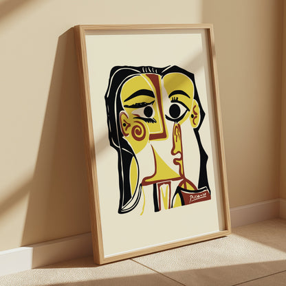 Premium Poster of Abstract Picasso Style Art Print for Home Decor Posters