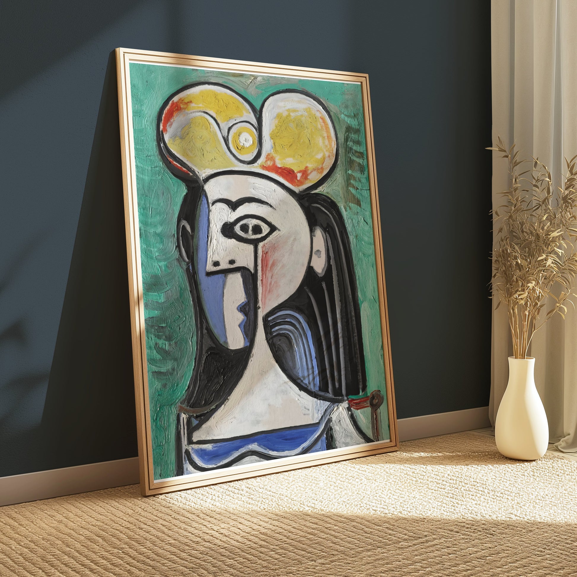 Premium Poster of Abstract Picasso Style Portrait Art Posters