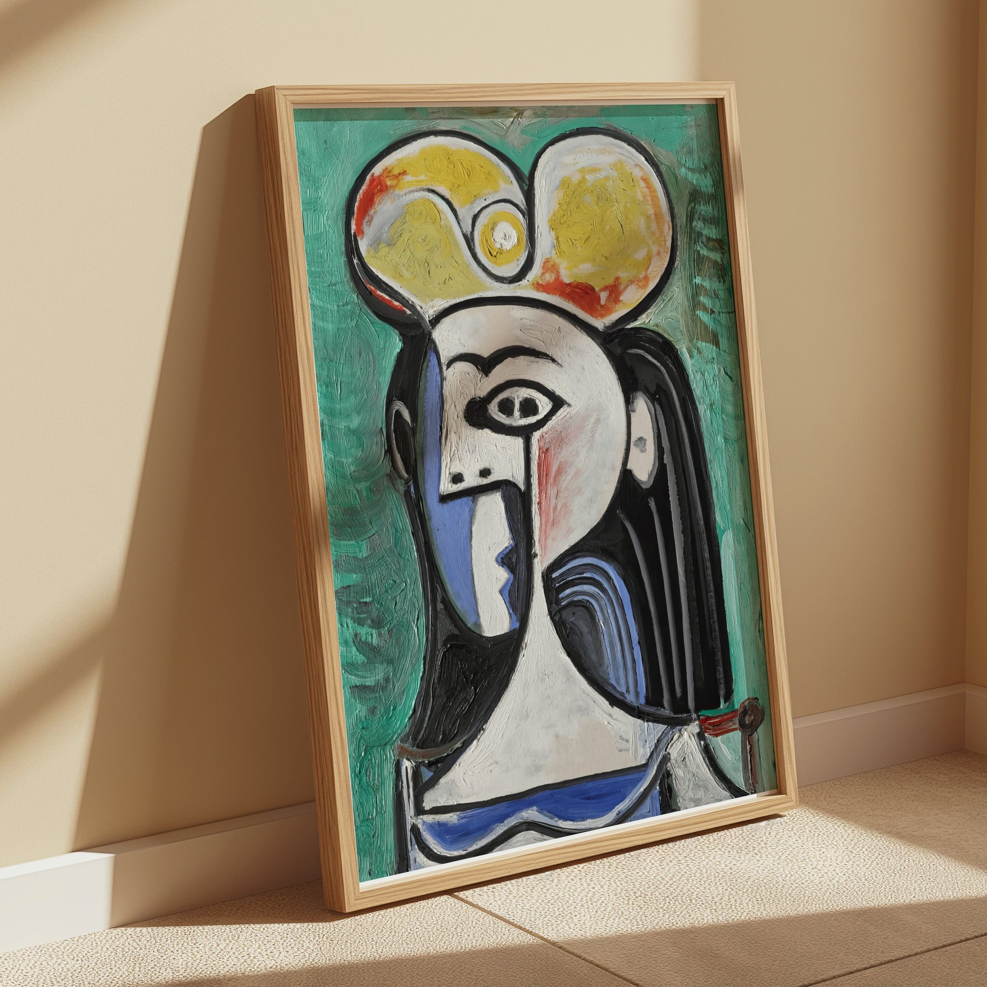 Premium Poster of Abstract Picasso Style Portrait Art Posters
