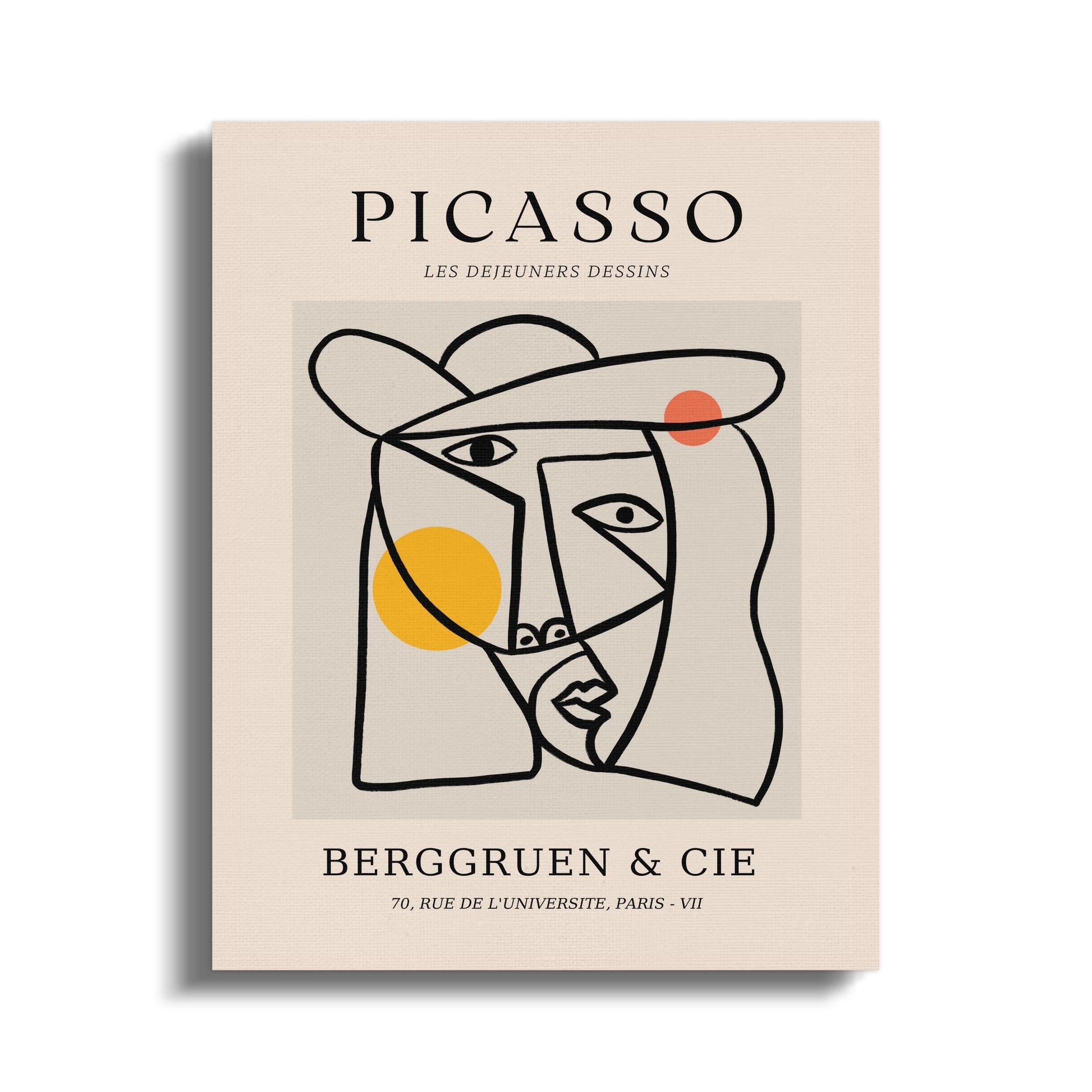 Premium Poster of Abstract Picasso Wall Art Canvas Wraps