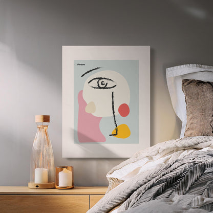 Premium Poster of Abstract Picasso Wall Art Unique Canvas Wraps
