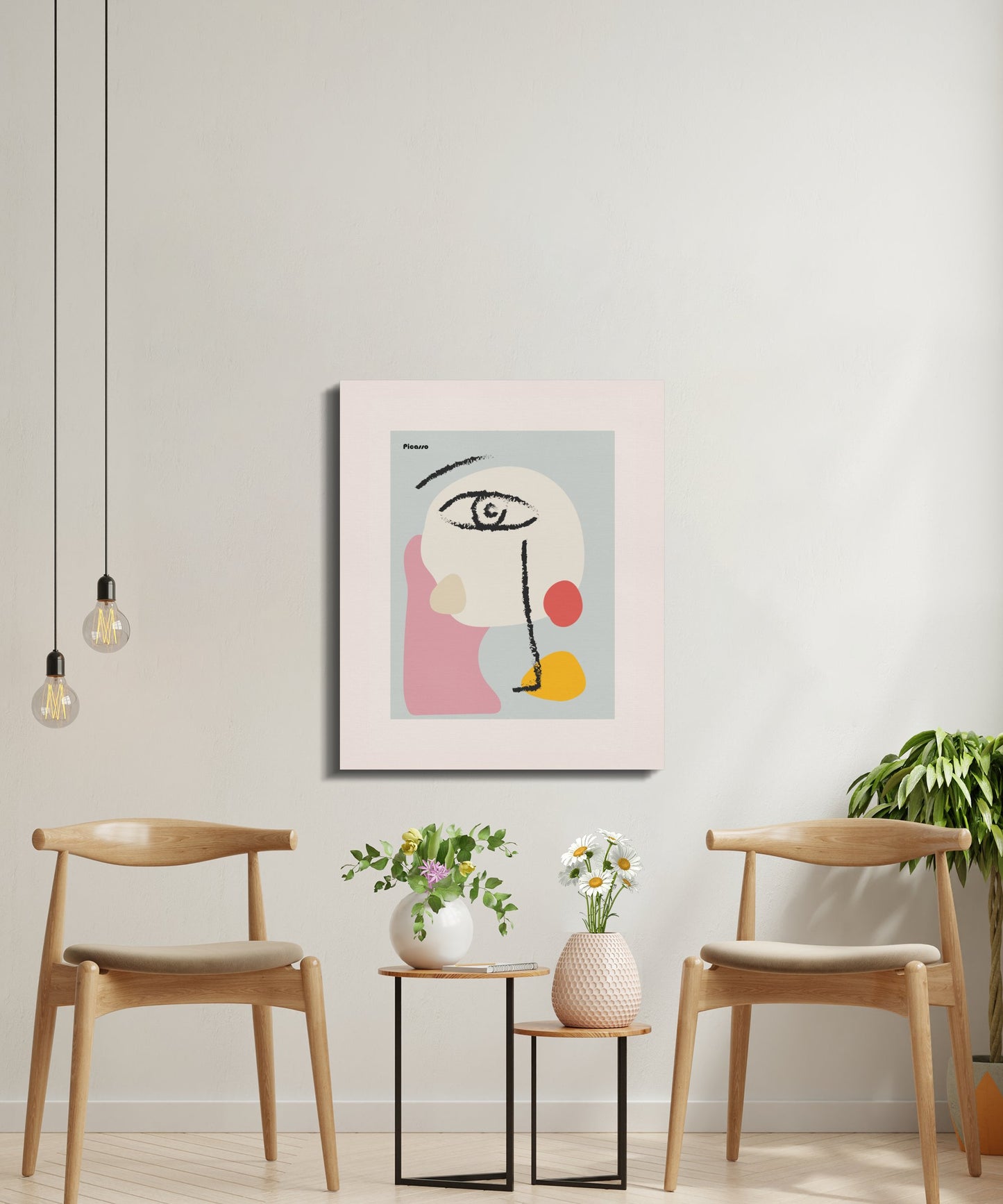 Premium Poster of Abstract Picasso Wall Art Unique Canvas Wraps