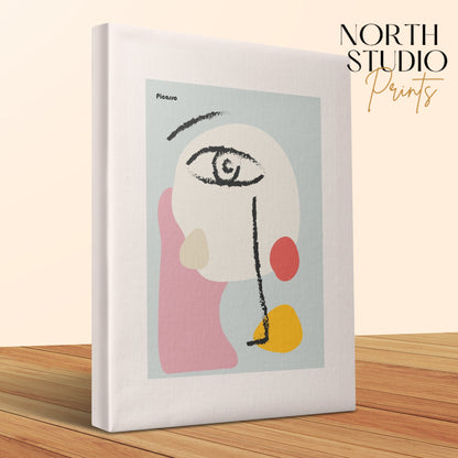 Premium Poster of Abstract Picasso Wall Art Unique Canvas Wraps