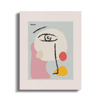 Premium Poster of Abstract Picasso Wall Art Unique Canvas Wraps