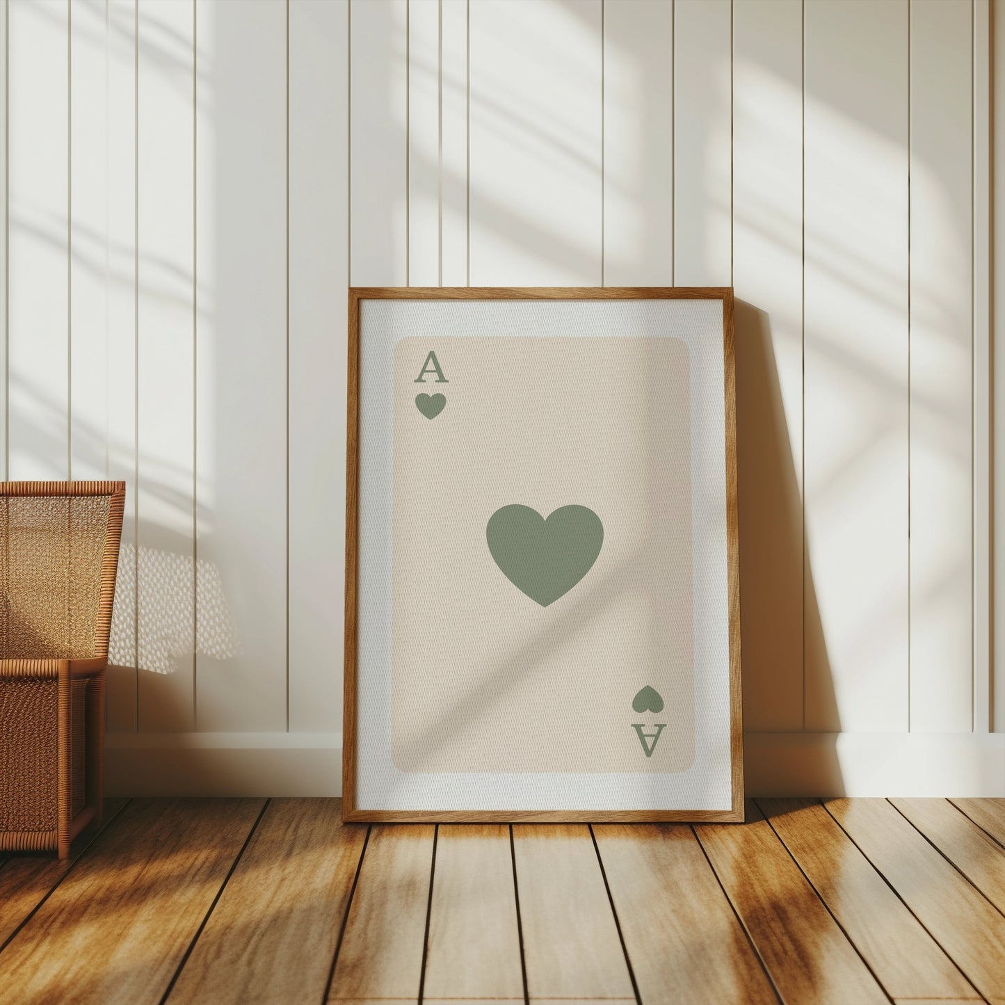 Premium Poster of Ace of Hearts Card Artistic Design Posters