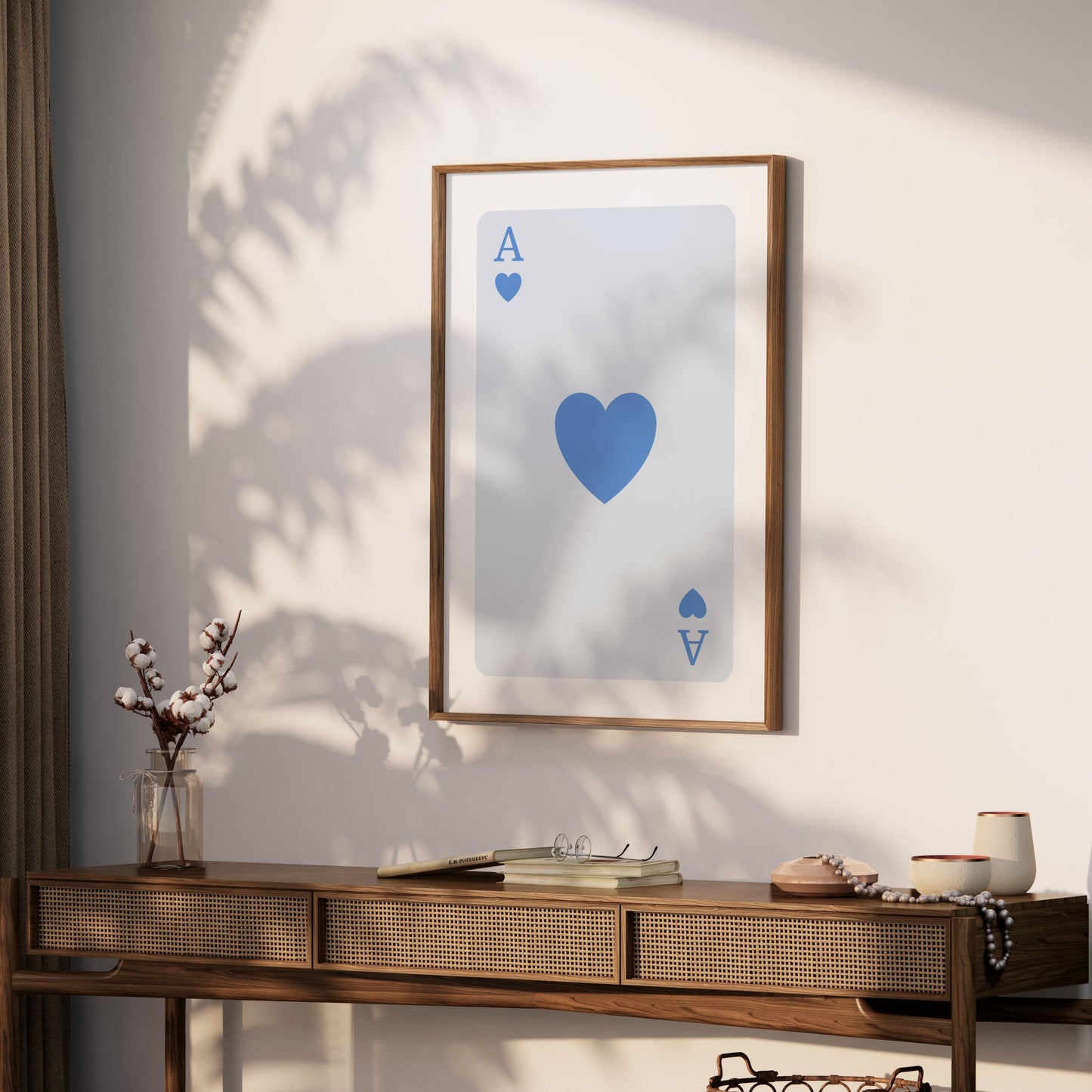 Premium Poster of Ace of Hearts Card Classic Art Design Posters