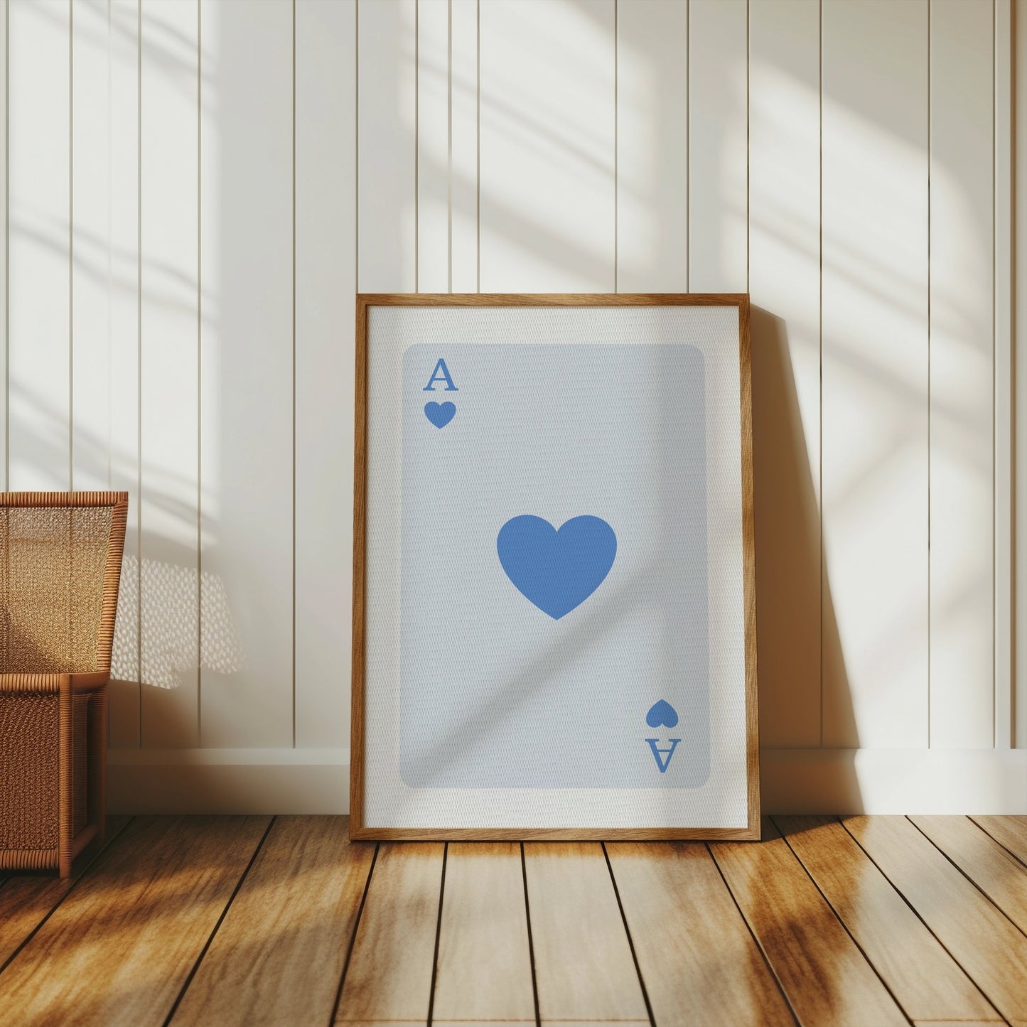 Premium Poster of Ace of Hearts Card Classic Art Design Posters