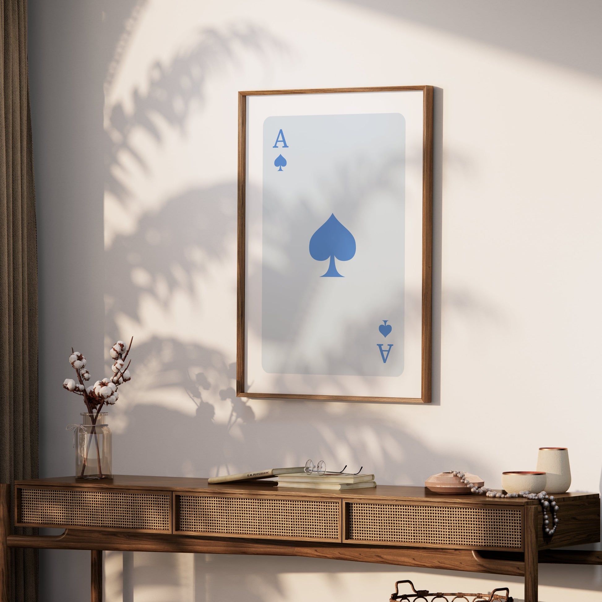 Premium Poster of Ace of Spades Card Design Art Print Posters