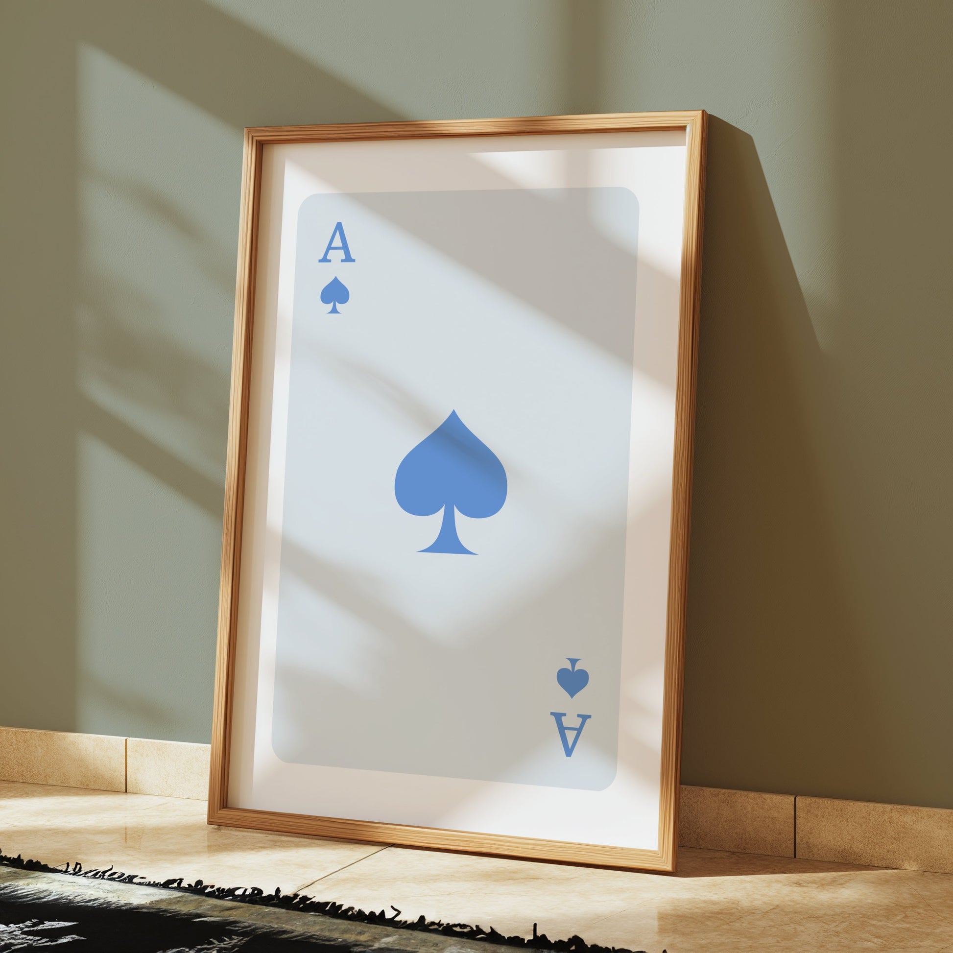 Premium Poster of Ace of Spades Card Design Art Print Posters