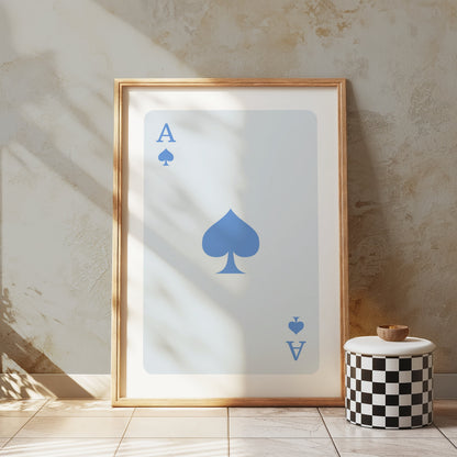 Premium Poster of Ace of Spades Card Design Art Print Posters