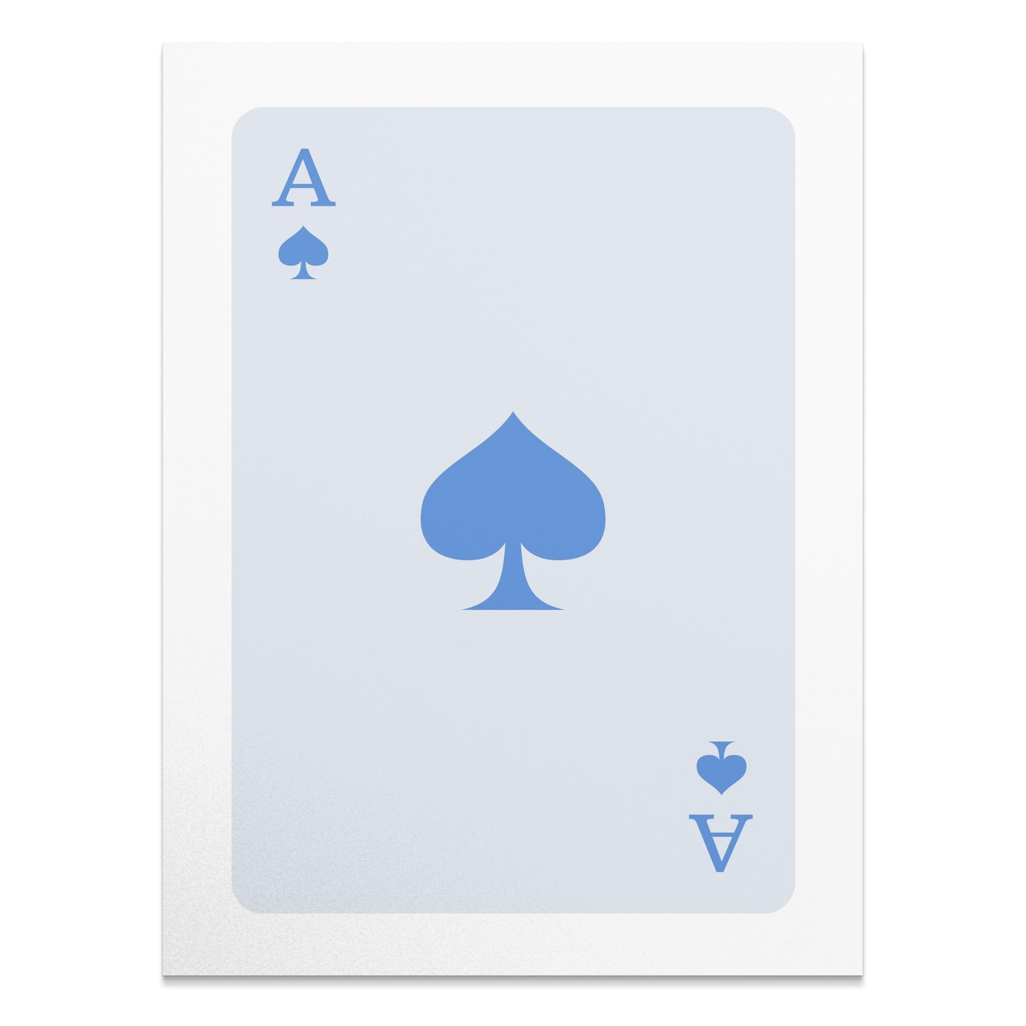 Premium Poster of Ace of Spades Card Design Art Print Posters