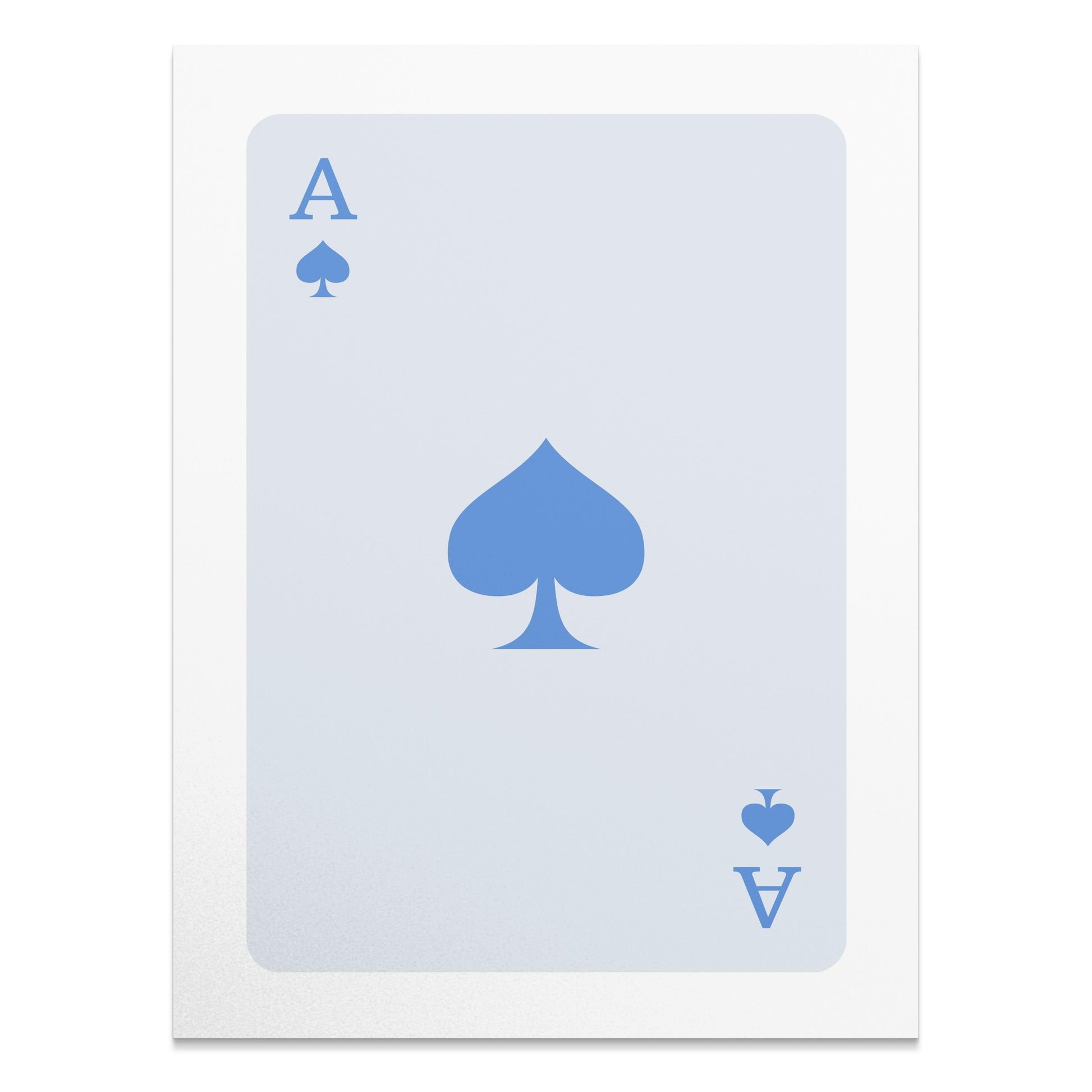 Premium Poster of Ace of Spades Card Design Art Print Posters
