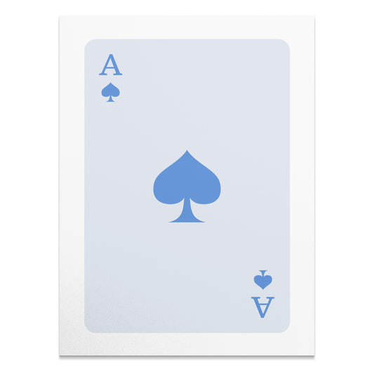 Premium Poster of Ace of Spades Card Design Art Print Posters