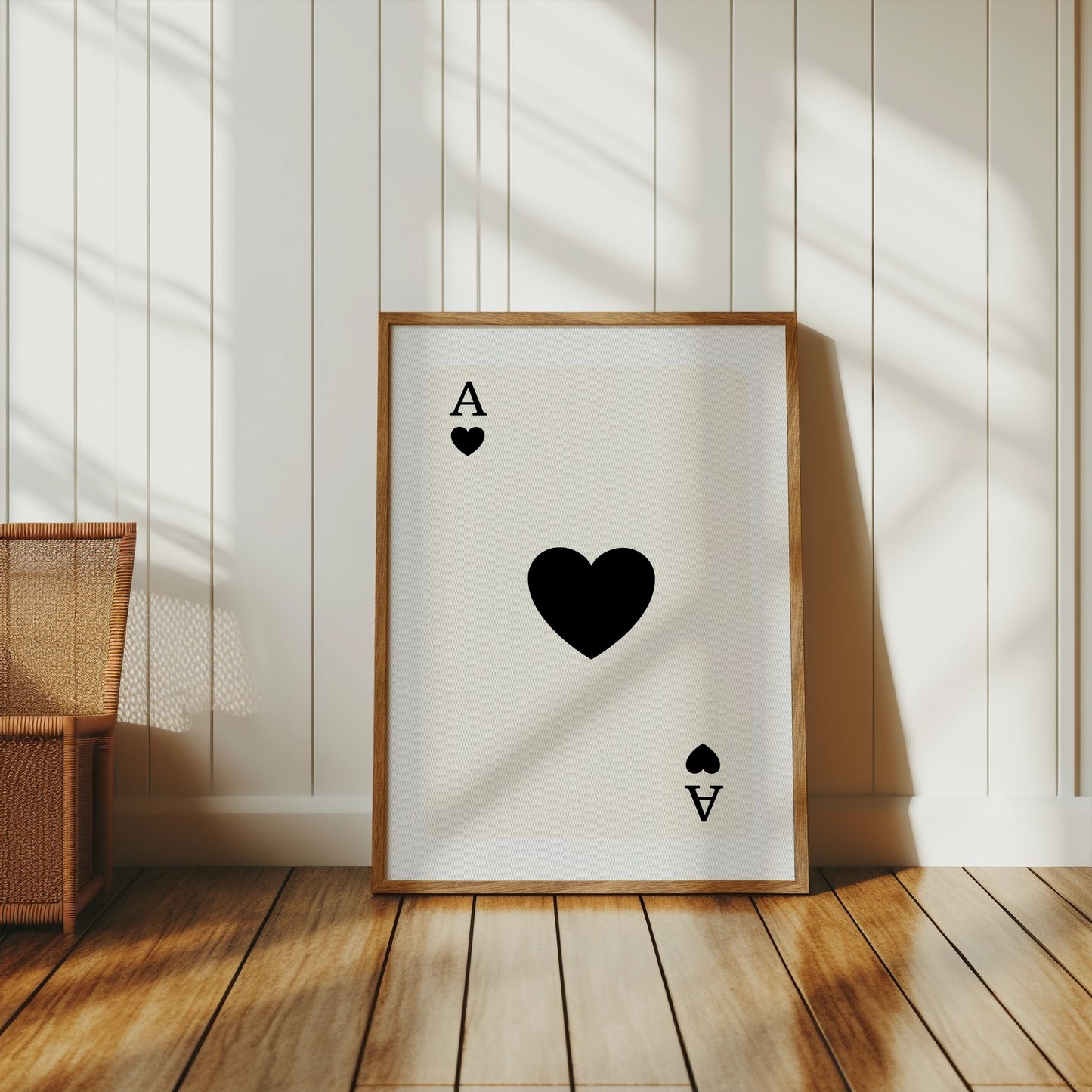 Premium Poster of Ace of Spades Playing Card Design Posters