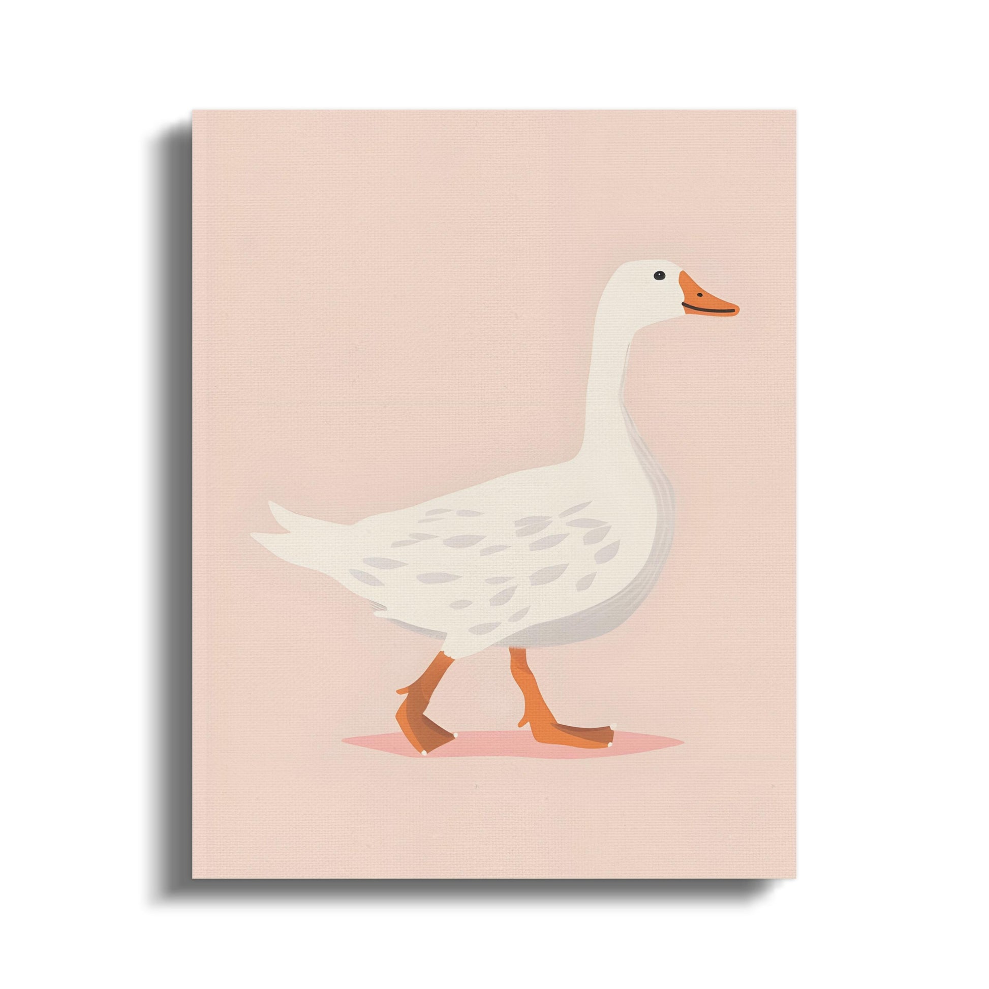 Premium Poster of Adorable Duck Illustration for Nursery Canvas Wraps