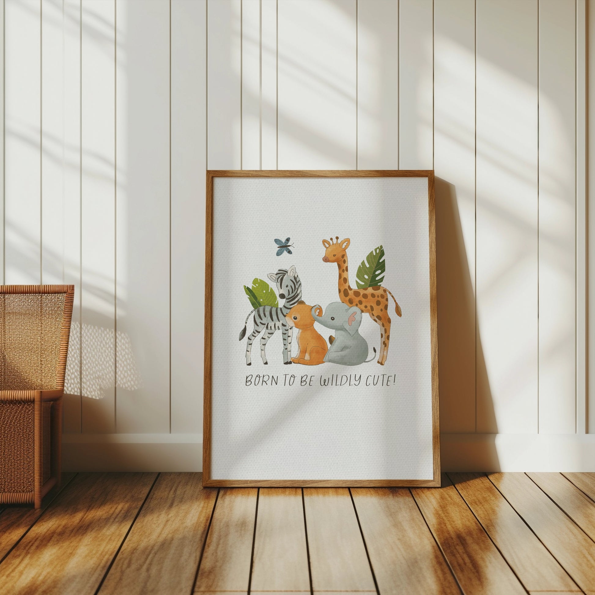 Premium Poster of Adorable Jungle Animals Born to be Wildly Cute Posters