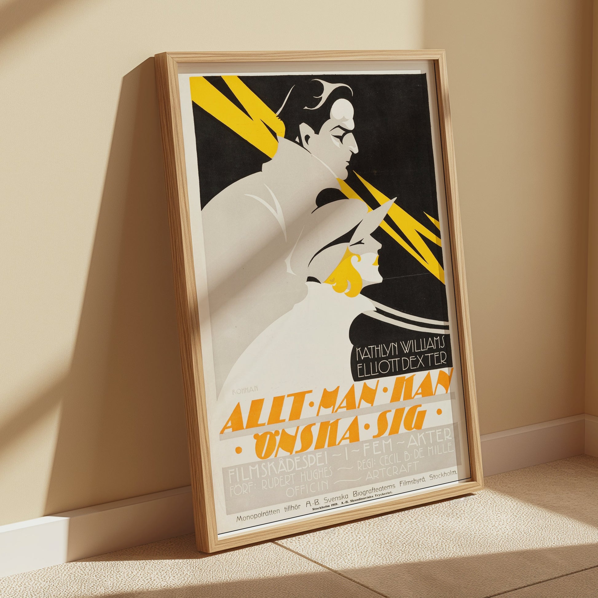 Premium Poster of Allt Man Kan Önska Sig Movie Poster Posters
