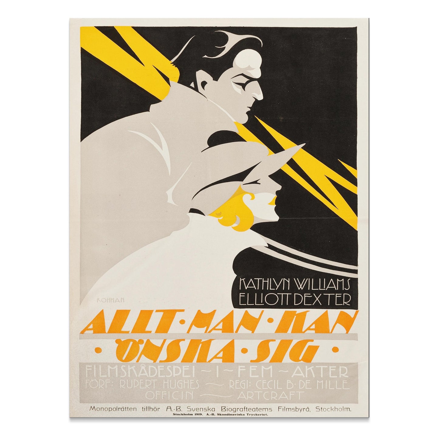 Premium Poster of Allt Man Kan Önska Sig Movie Poster Posters