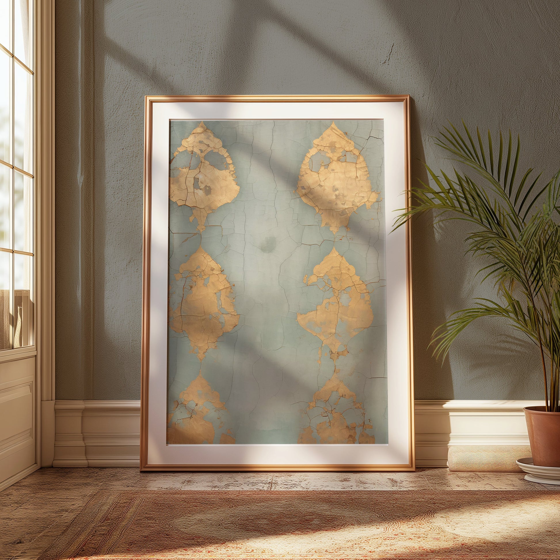Premium Poster of Antique Gold Abstract Design Posters