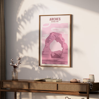 Premium Poster of Arches National Park Scenic Landscape Art Posters