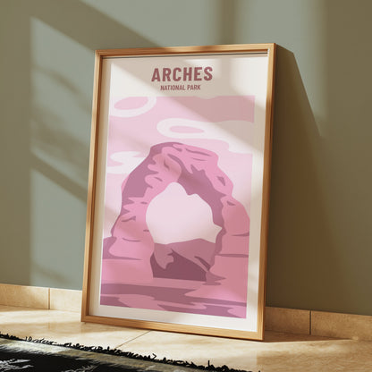 Premium Poster of Arches National Park Scenic Landscape Art Posters
