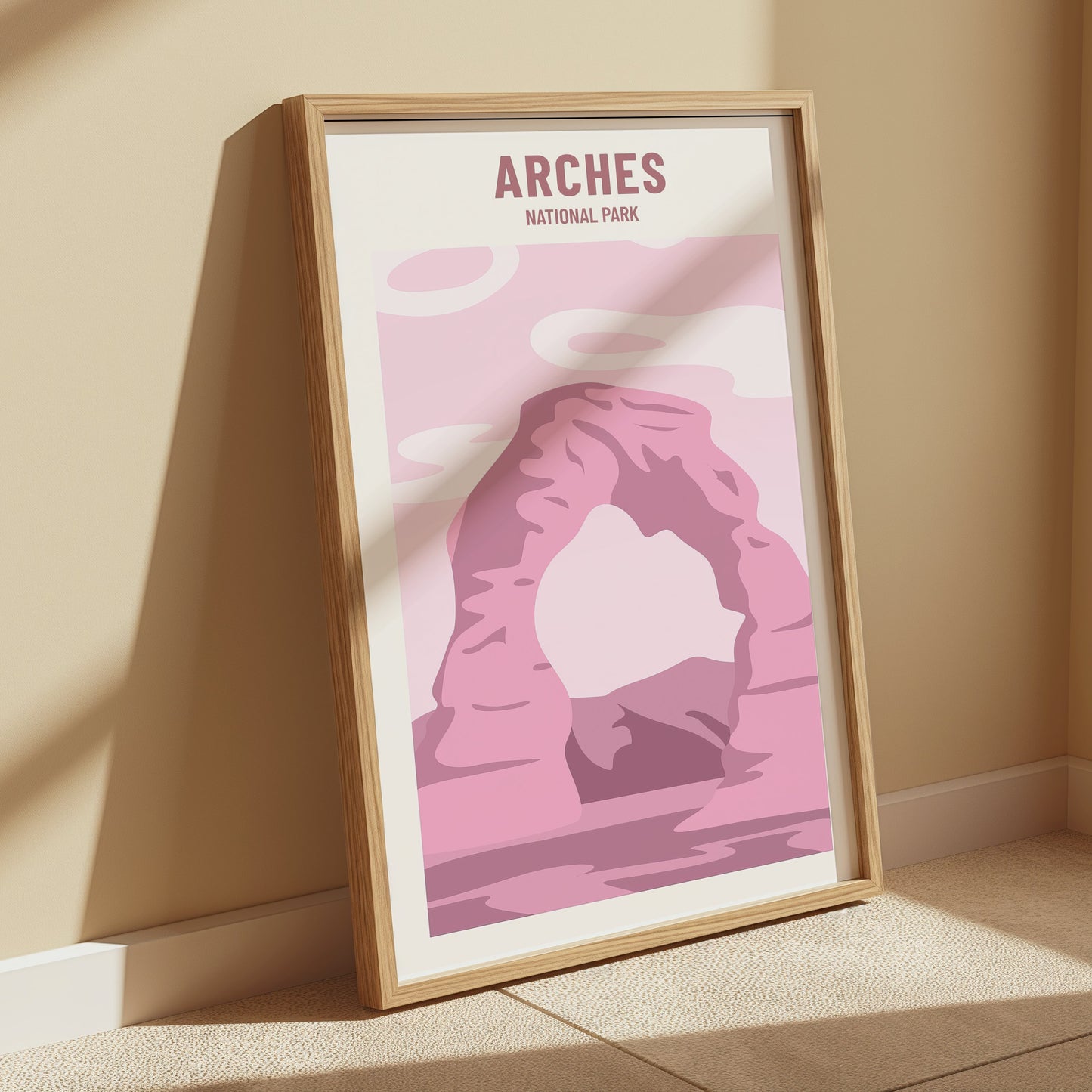 Premium Poster of Arches National Park Scenic Landscape Art Posters
