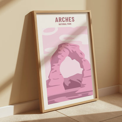 Premium Poster of Arches National Park Scenic Landscape Art Posters