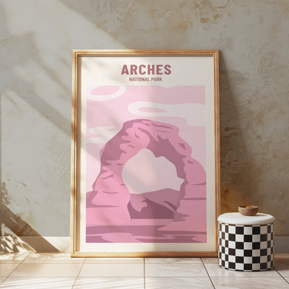 Premium Poster of Arches National Park Scenic Landscape Art Posters