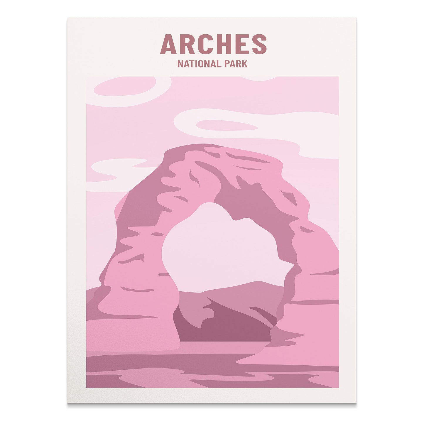 Premium Poster of Arches National Park Scenic Landscape Art Posters