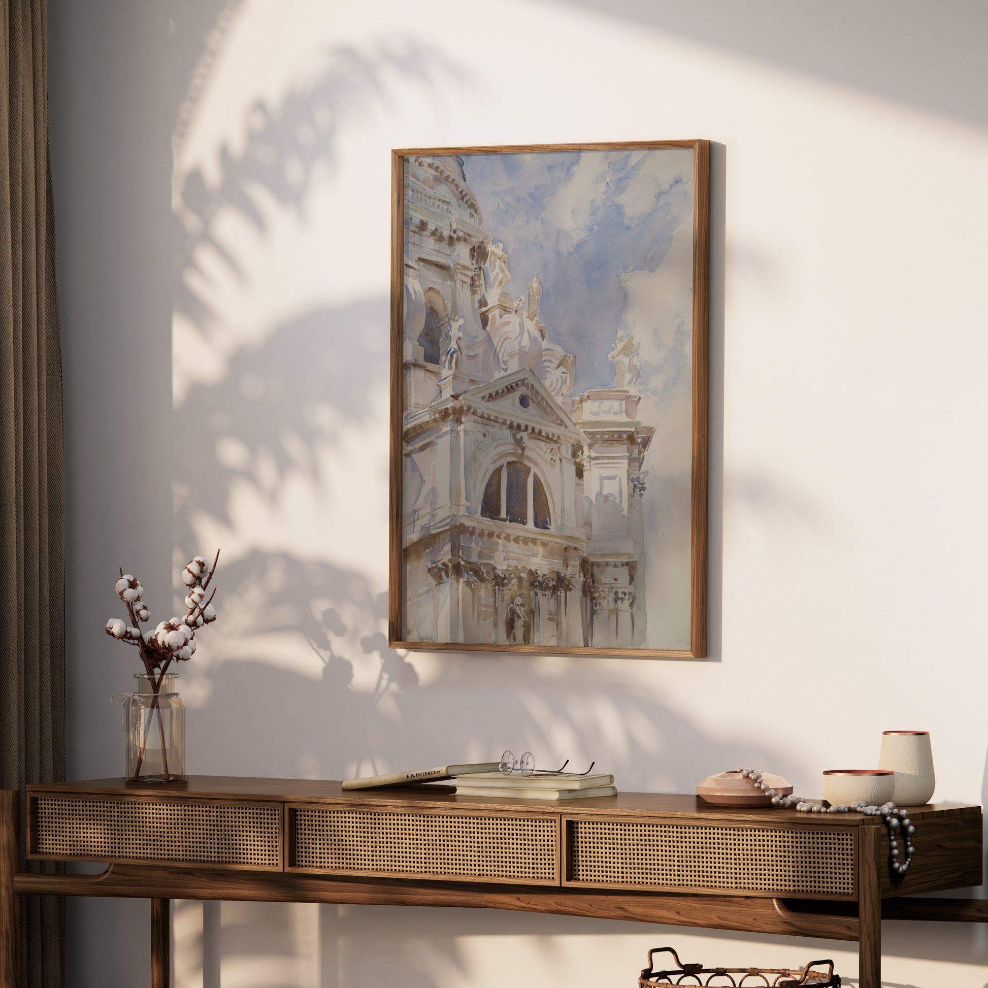 Premium Poster of Architectural Painting of Grand Building Posters