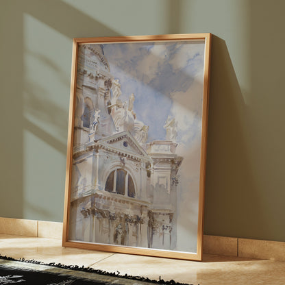 Premium Poster of Architectural Painting of Grand Building Posters