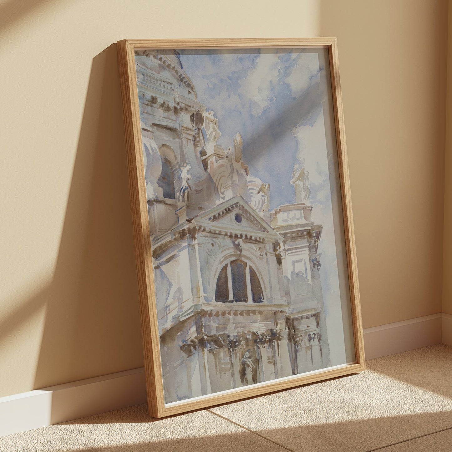 Premium Poster of Architectural Painting of Grand Building Posters