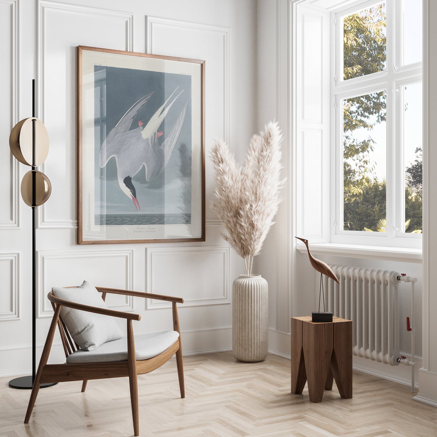 Premium Poster of Arctic Tern Sterna Paradisaea Vintage Style Art Posters