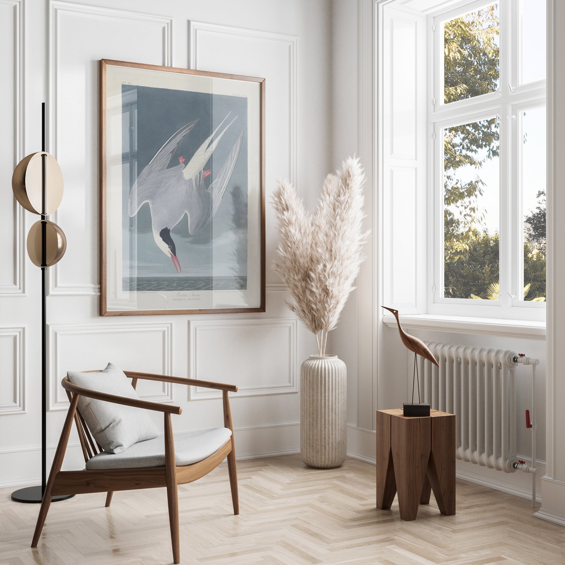 Premium Poster of Arctic Tern Sterna Paradisaea Vintage Style Art Posters