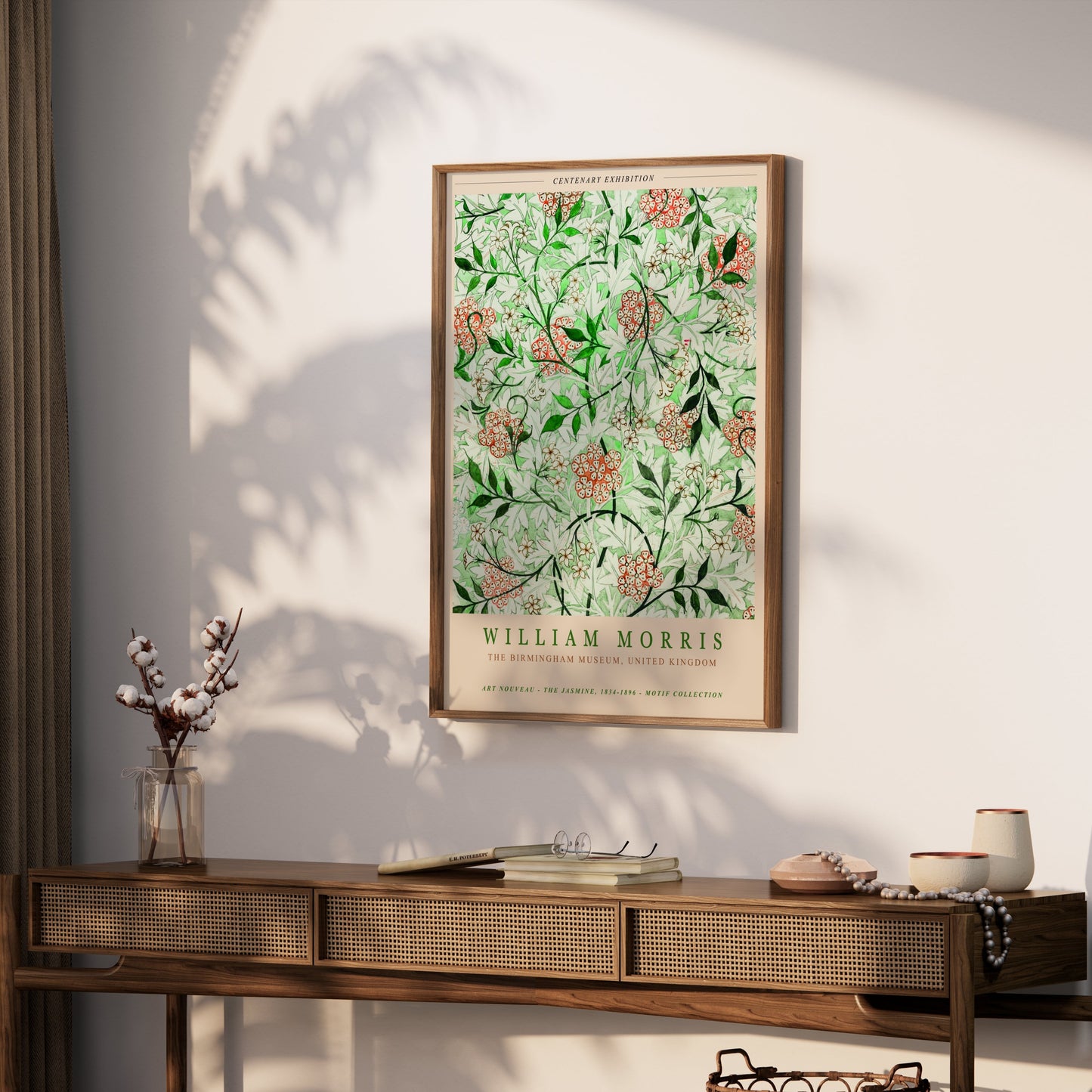 Premium Poster of Art Nouveau Jasmine Motif Collection Posters