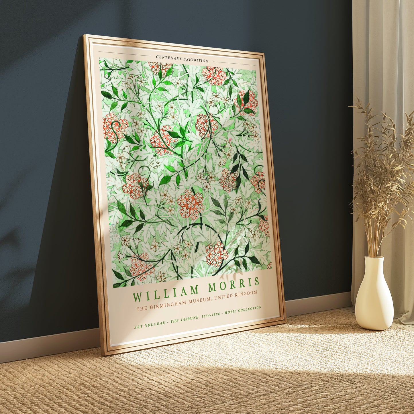 Premium Poster of Art Nouveau Jasmine Motif Collection Posters