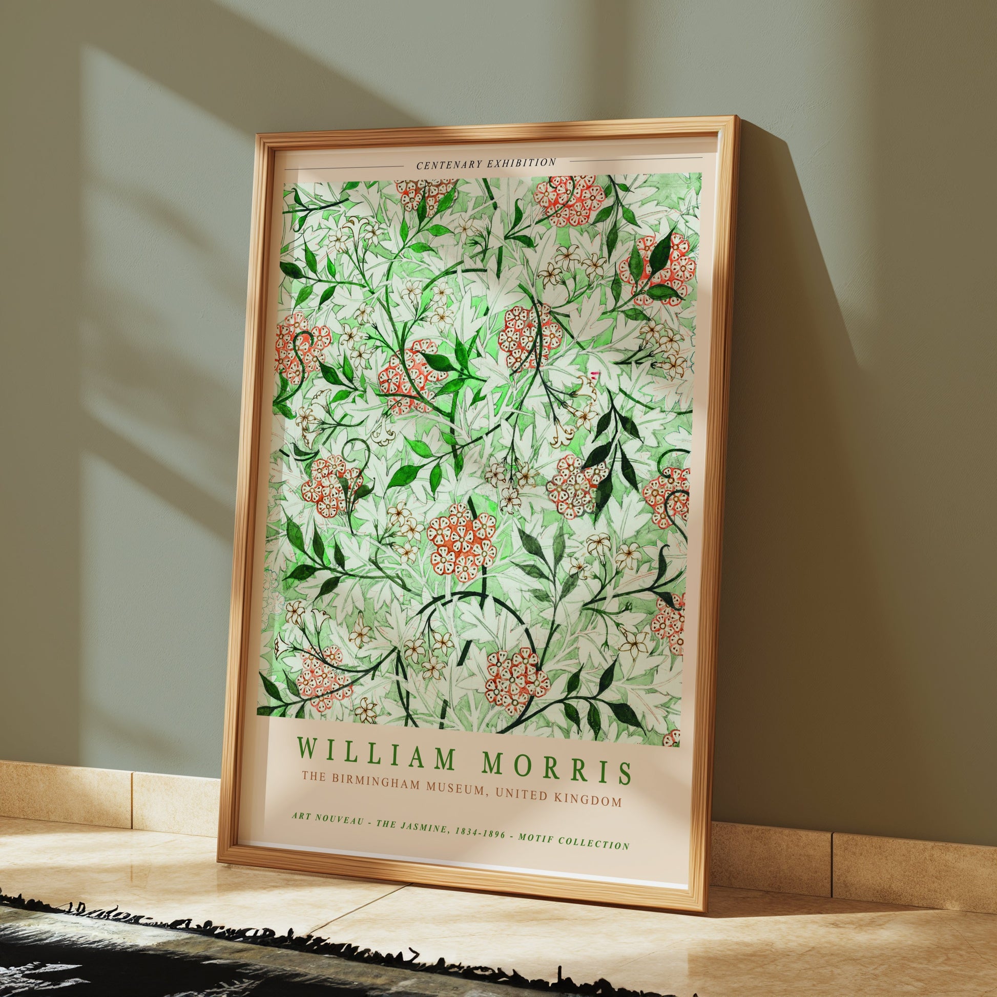 Premium Poster of Art Nouveau Jasmine Motif Collection Posters