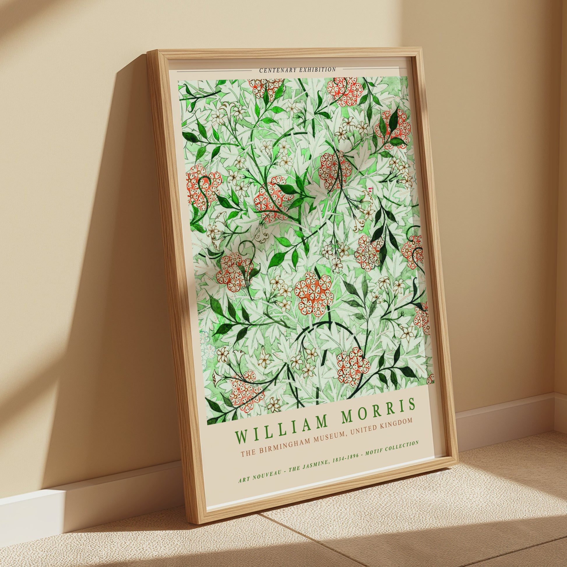 Premium Poster of Art Nouveau Jasmine Motif Collection Posters
