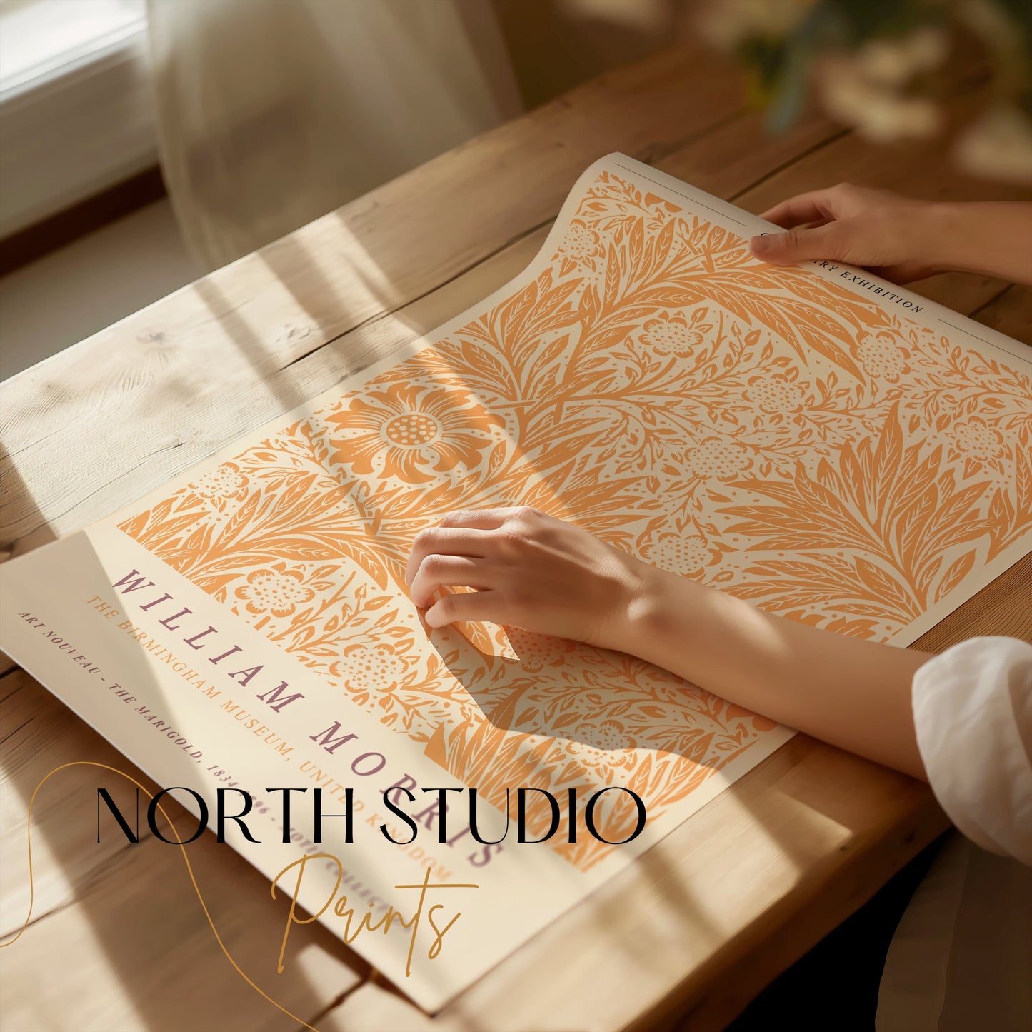 Premium Poster of Art Nouveau William Morris Floral Birmingham Museum Posters