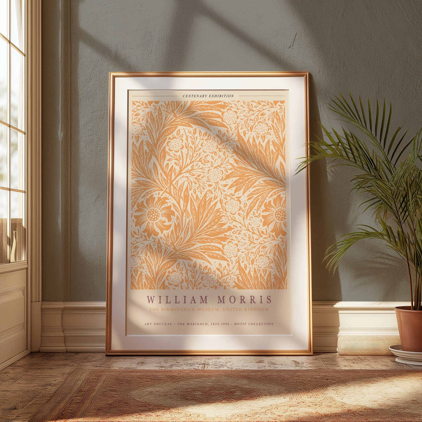 Premium Poster of Art Nouveau William Morris Floral Birmingham Museum Posters